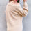 Thumbnail: Halter Neck Cold Shoulder Knitted Sweater