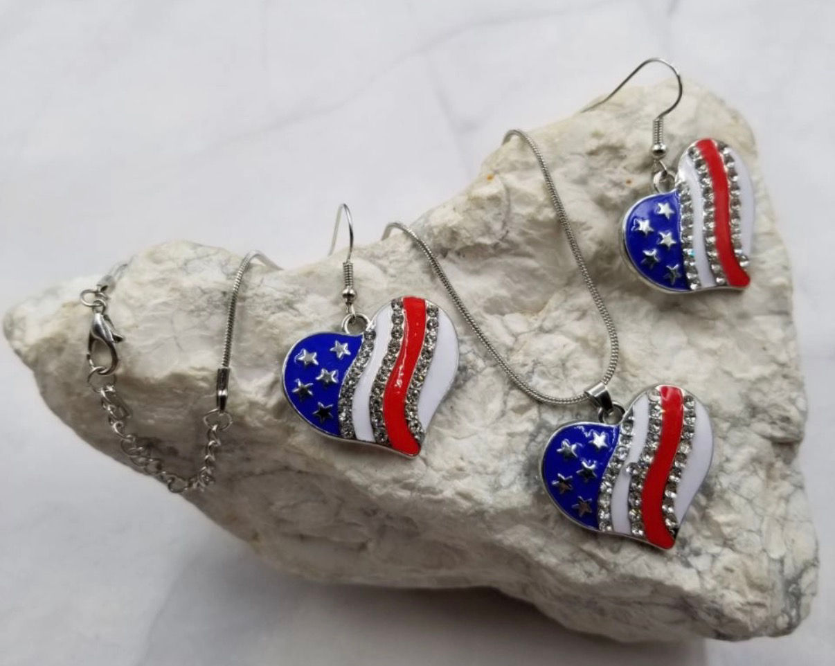 Patriotic Jewelry Set