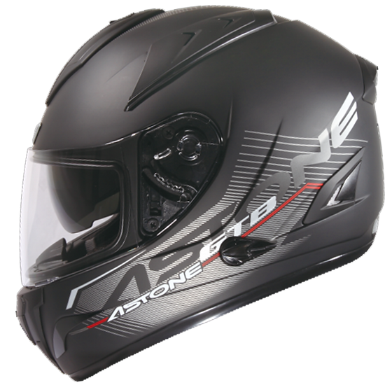 ASTONE GTB600 Mattblack フルフェイスヘルメット GTB600 Mattblack/II55White | ASTONE HELMETS JP