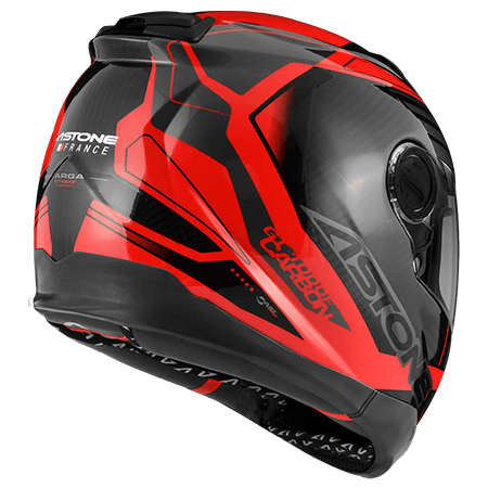 GT-1000F-AC12 BLACK/RED | ASTONE HELMETS JP