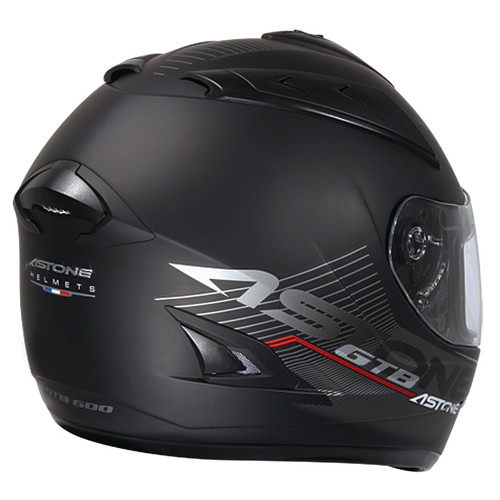 GTB600 Mattblack/II55White | ASTONE HELMETS JP