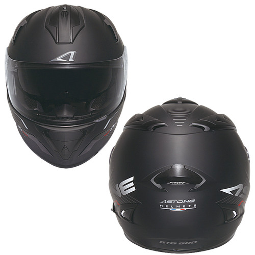 GTB600 Mattblack/II55White | ASTONE HELMETS JP