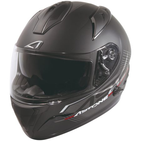 GTB600 Mattblack/II55White | ASTONE HELMETS JP