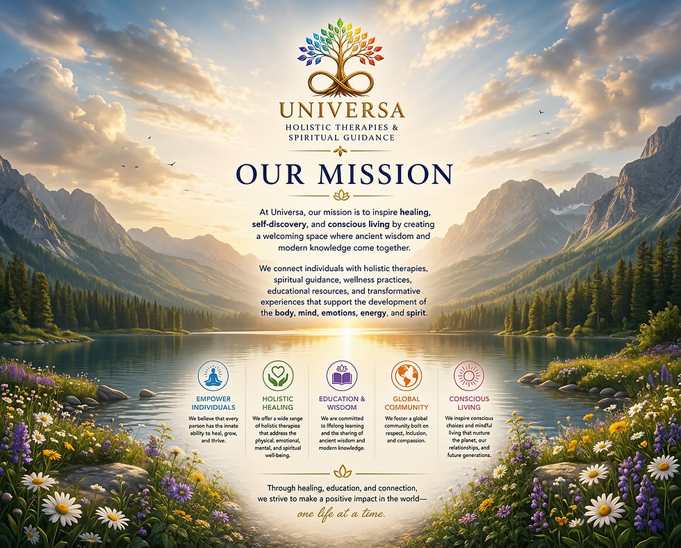 Universa Mission: Healing, self-discovery & conscious living