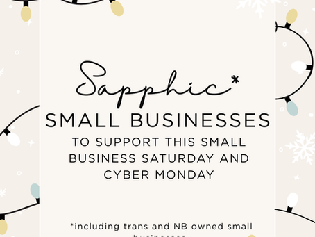 Sapphic-Owned Small Businesses