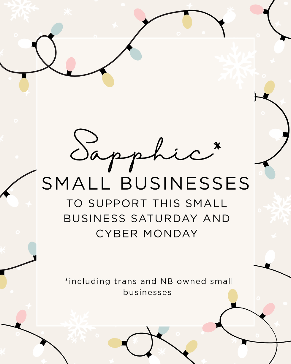 Sapphic-Owned Small Businesses
