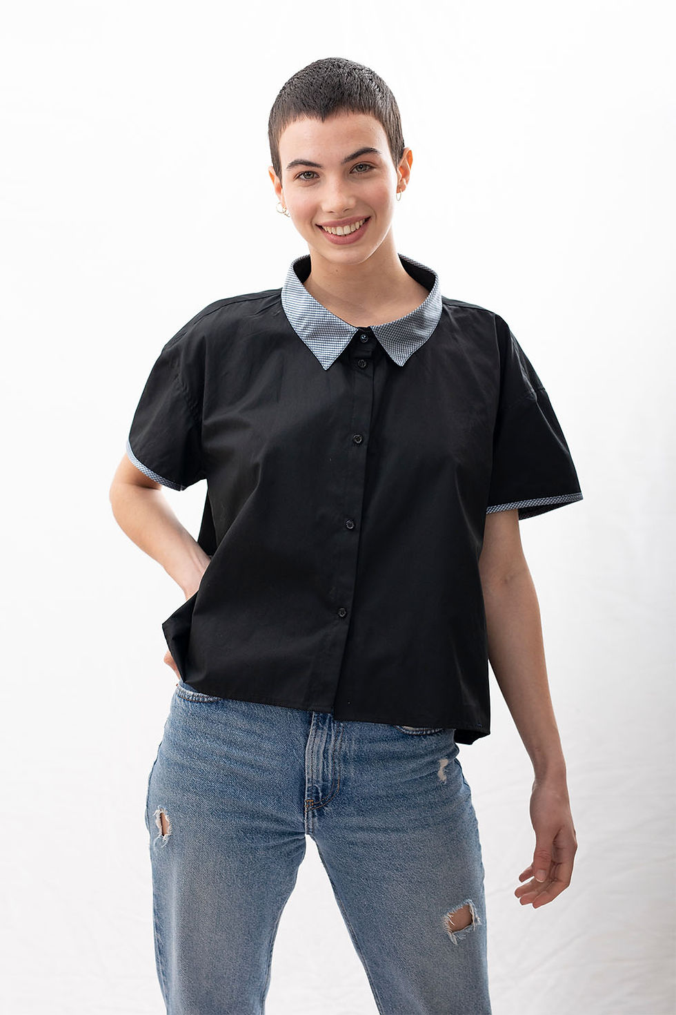 Miniature : Chemise Cravate à manches courtes