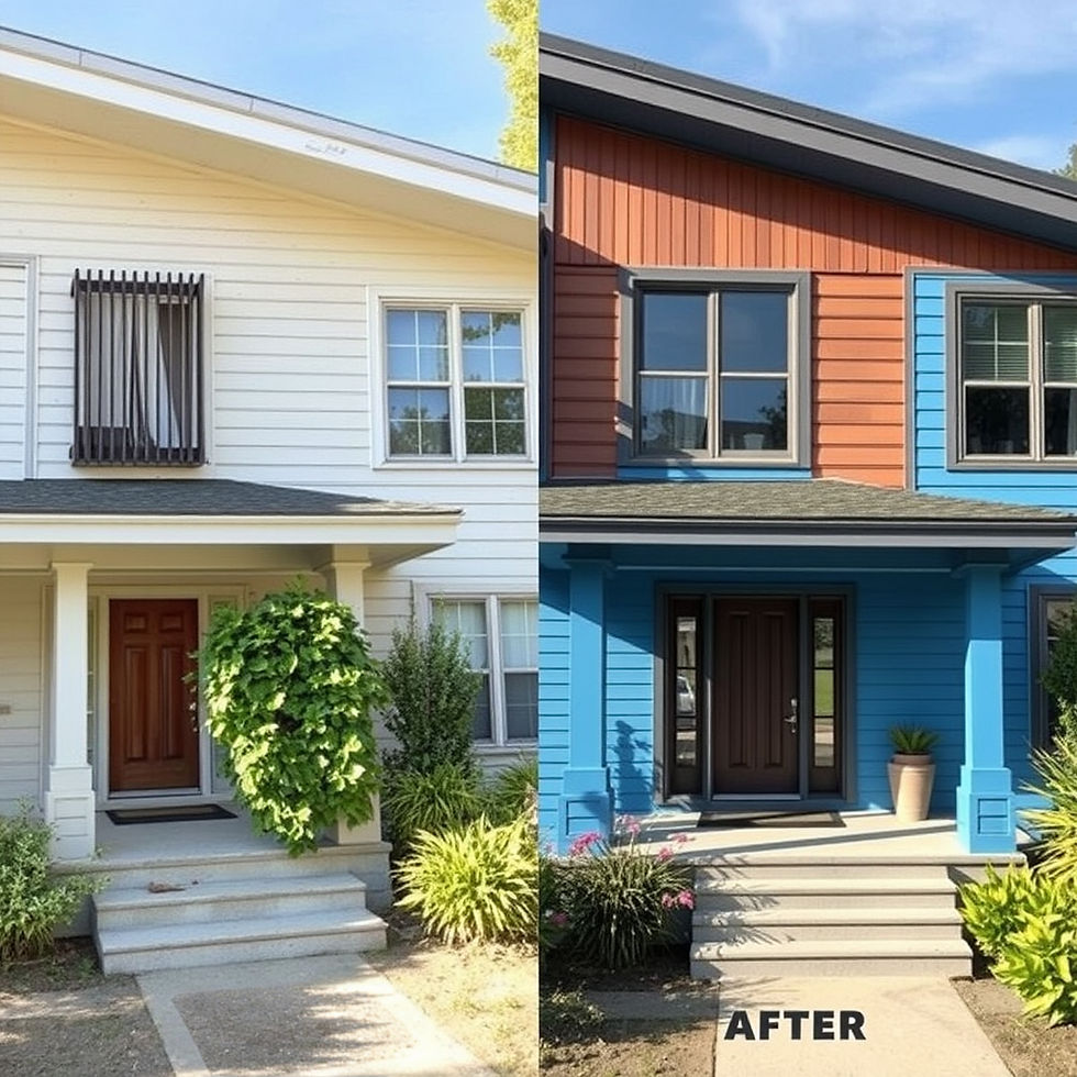maintaining the exterior of the house