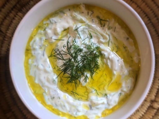La sauce au concombre - TZATZIKI 