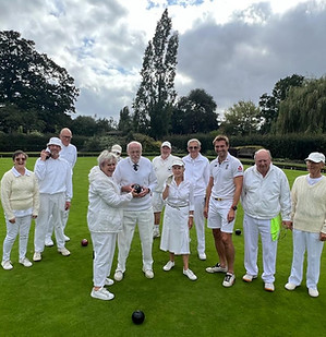 Parliament Hill Bowls members in a group smiling