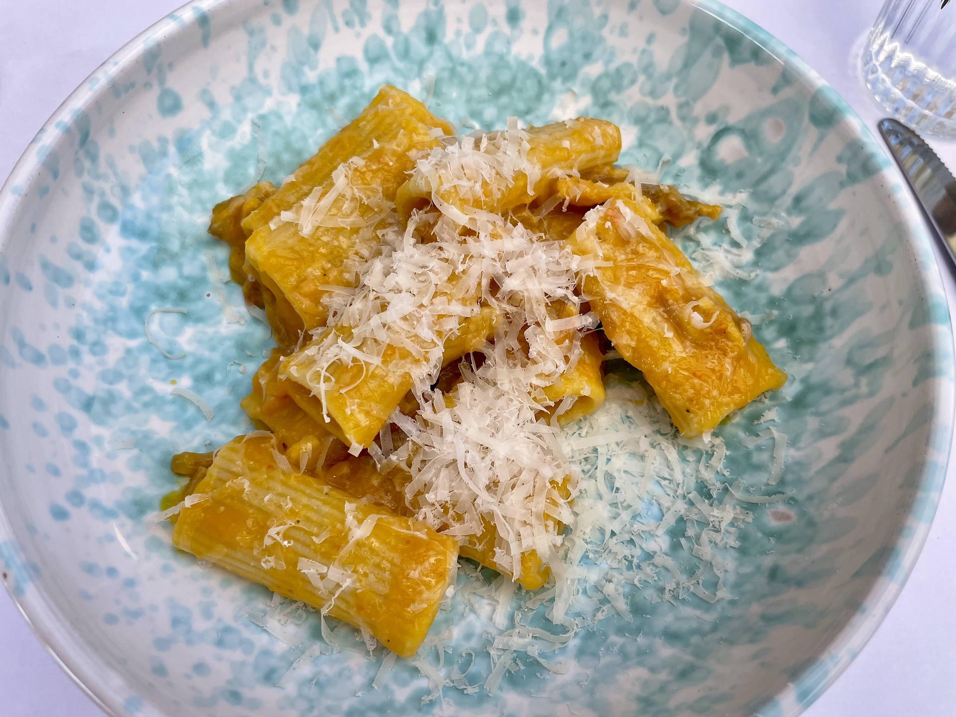 Salvatore's pumpkin pasta