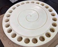 Spiral oil groove-plastic