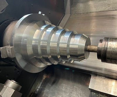 CNC lathe turning