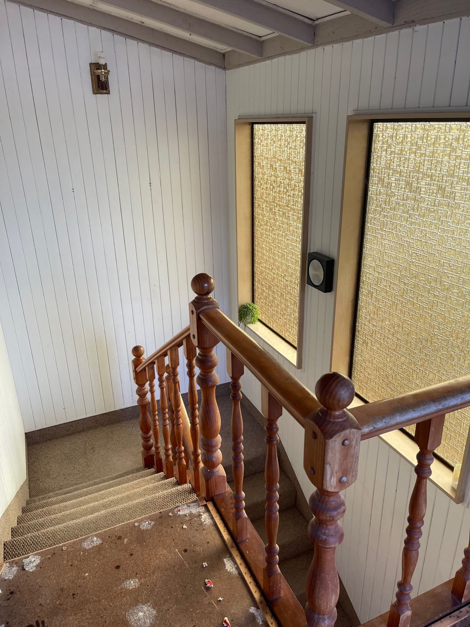 Before stairs renovation
