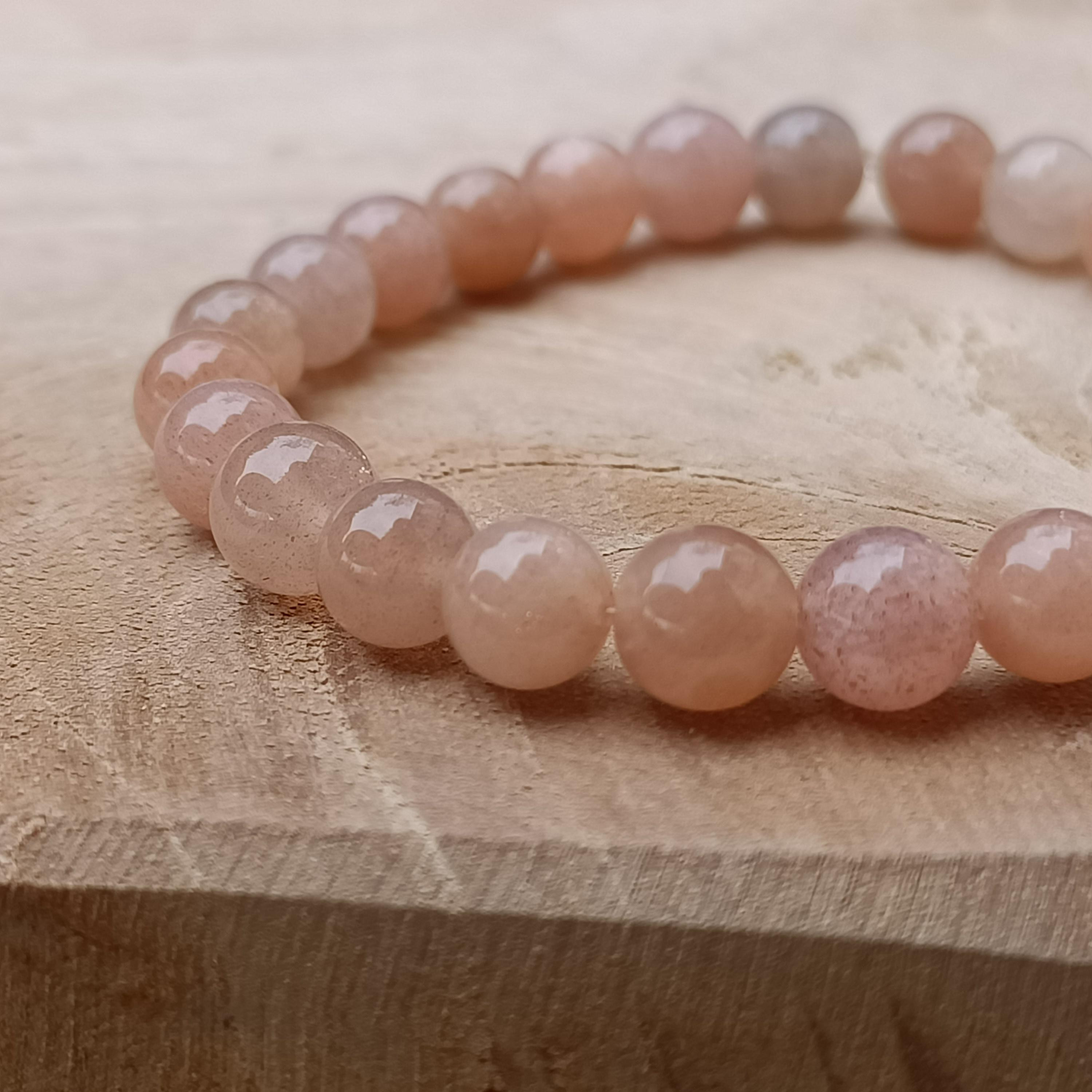 Bracelet pierre du soleil 6 mm