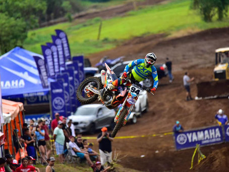 Dos cuartos lugares en la quinta fecha de motocross para Scott Vargas