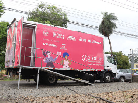 Unidad móvil de mamografías de Alsalus atenderá sin costo a mujeres en San Vito
