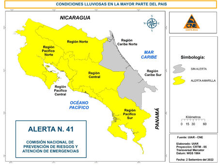 Se esperan fuertes lluvias para las siguientes 24 horas