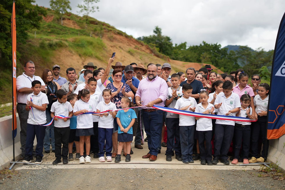 CNE entrega puente que recupera conexión entre Pérez Zeledón y Quepos