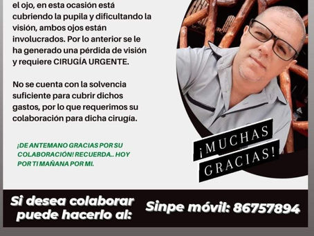 Generaleño necesita su apoyo para una operación