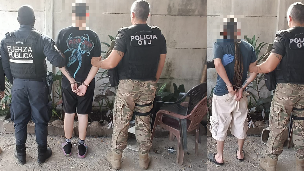 OIJ detiene a dos hombres en allanamiento por presunta venta de droga en Pérez Zeledón