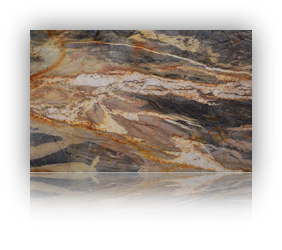 Countertop manufactured with Blue Quartzite