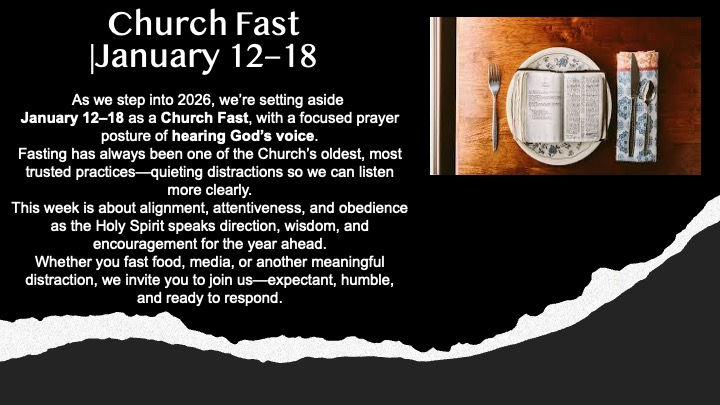 New Year Church Fast - January 12-18