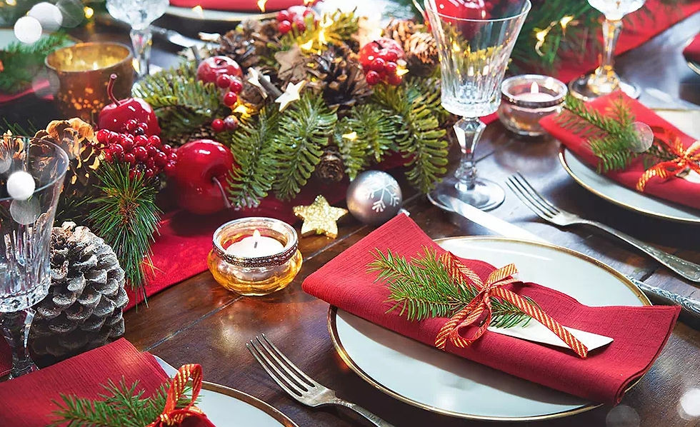 Taula immensa i a petar: el dinar de Nadal