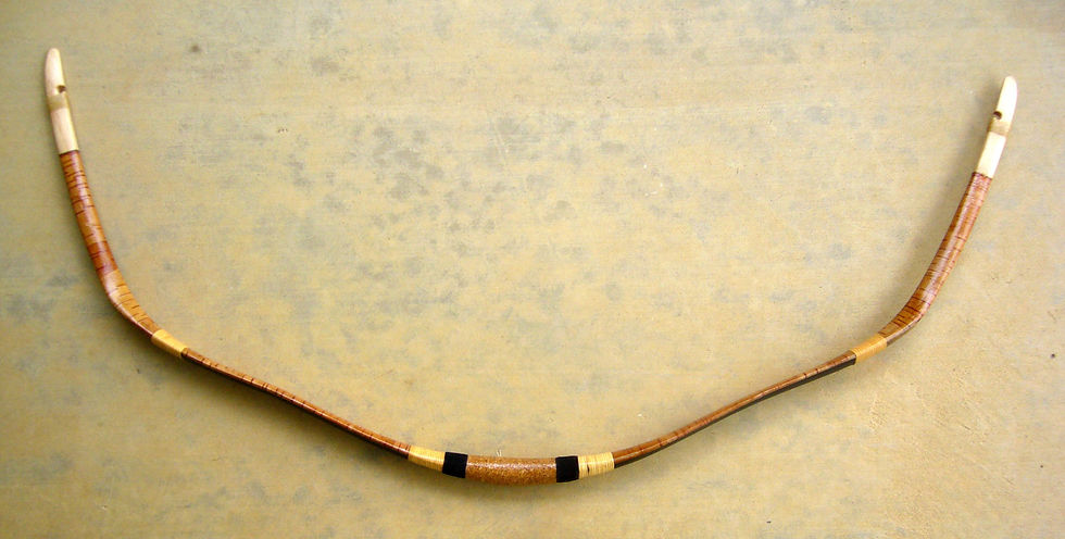 Thumbnail: Saluki Yuan Hornbow w Birchbark 50#