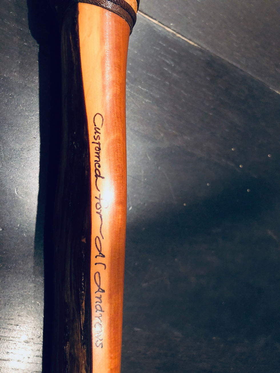 Thumbnail: John Strunk Yew Flatbow Cherrybark backed 64" 60@28