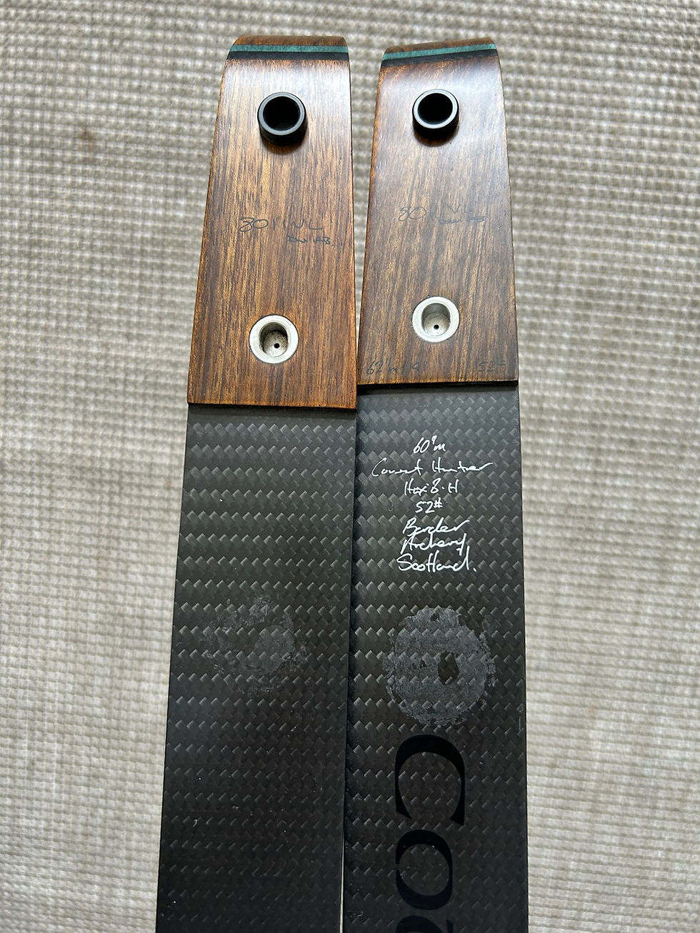 Thumbnail: Border Covert Hunter 2 set: Hex 8 52# & Hex 7,5 48# (60")