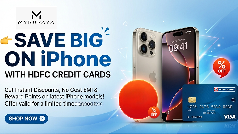 How to Buy an iPhone on Discount Using HDFC Credit Cards in 2026