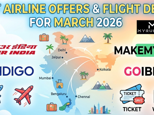 Best Airline Offers on Air India, IndiGo, MakeMyTrip and Goibibo for March 2026