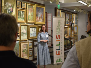 Ellis On Display in the Grogan Fine Arts Gallery