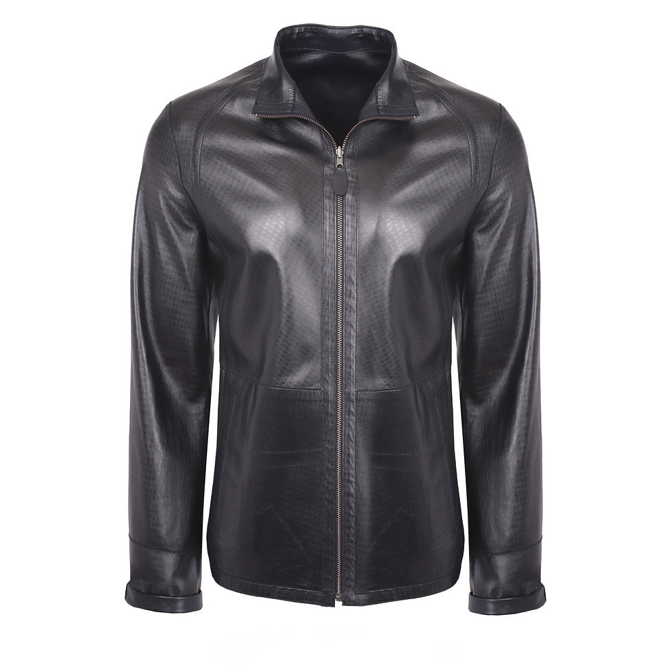 Thumbnail: Nappa Double Sided Leather Jacket