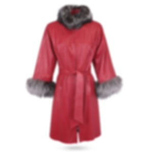 Nappa Leather Long Coat