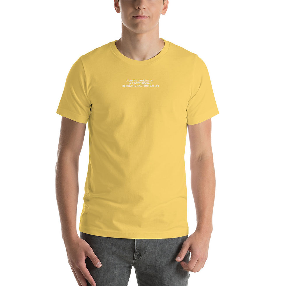 Miniatura: PROFESSIONAL RECREATIONAL FOOTBALLER T-SHIRT