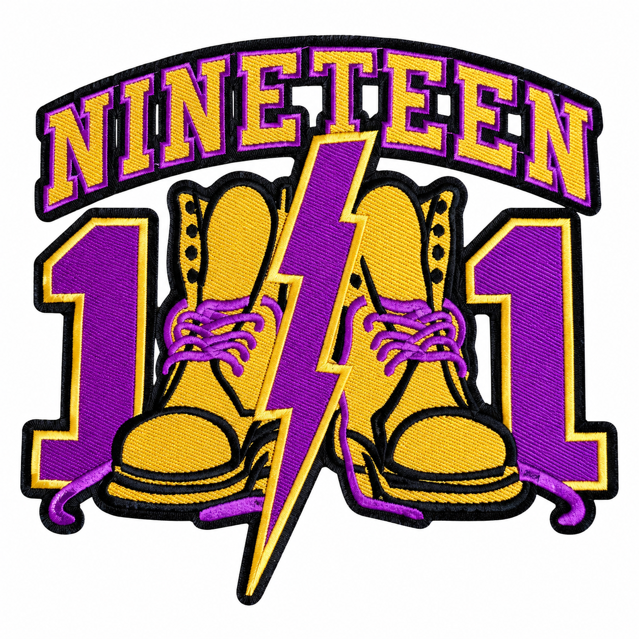 Omega Psi Phi “Nineteen 11” Iron-On Patch