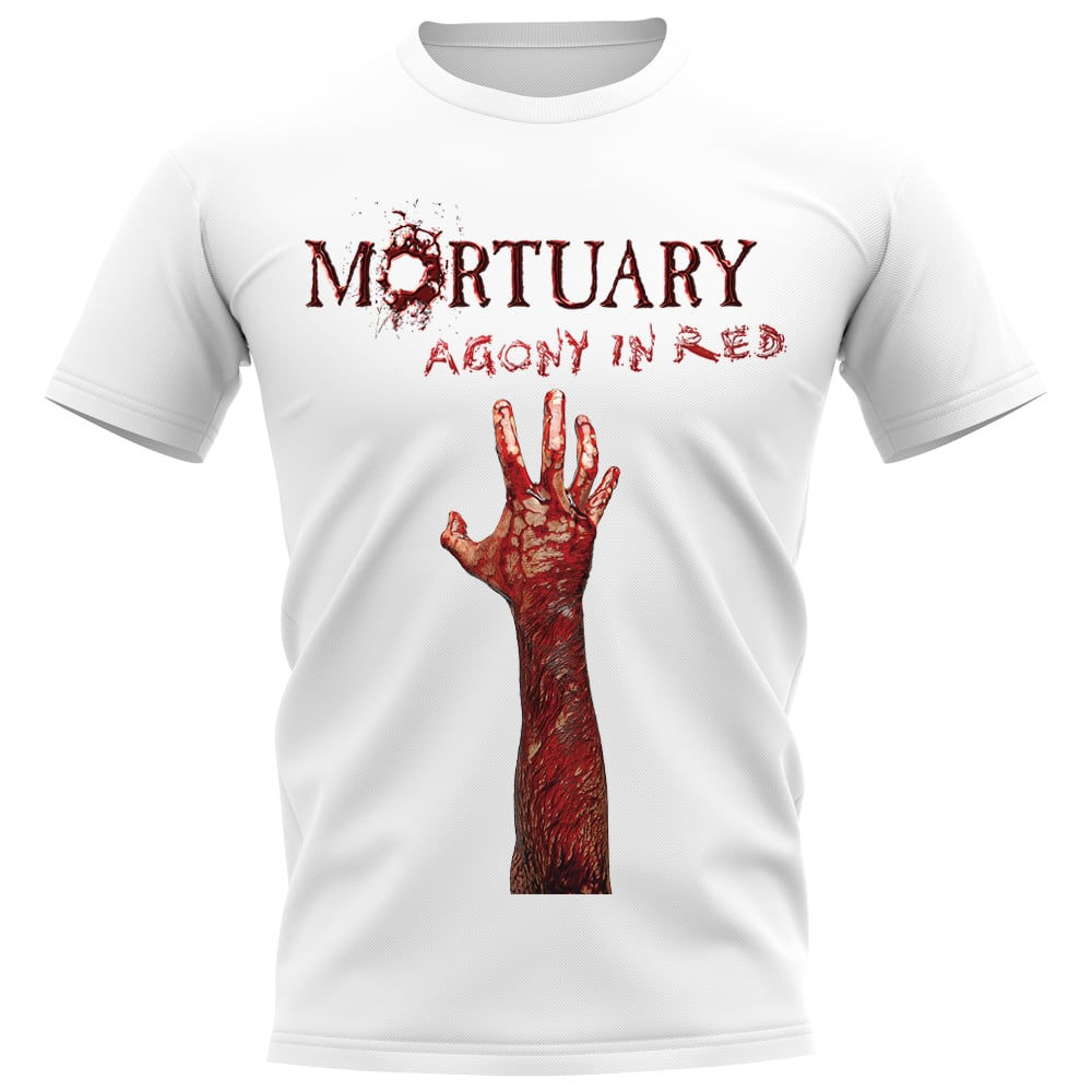 AGONY IN RED WHITE TEE-SHIRT