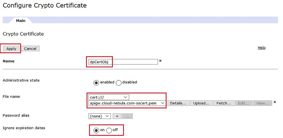 APICUP - DP Crypto Certificate