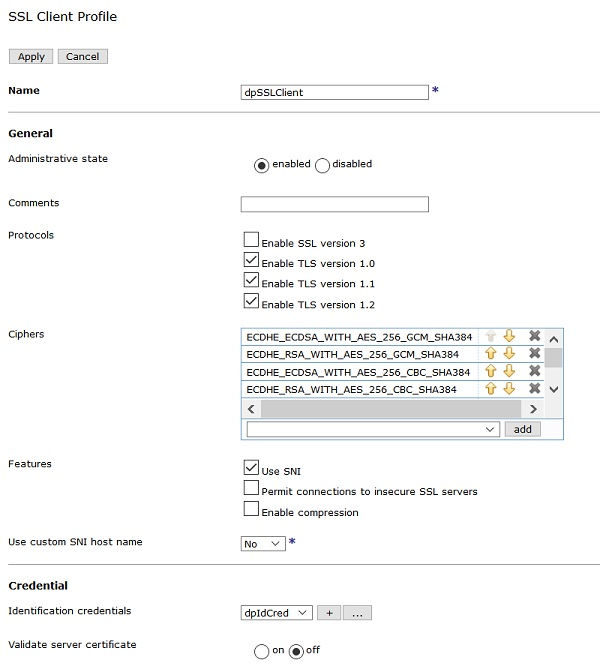 APICUP - DP SSL Client