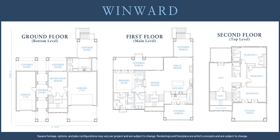 The Windward by Bluecrest Homes