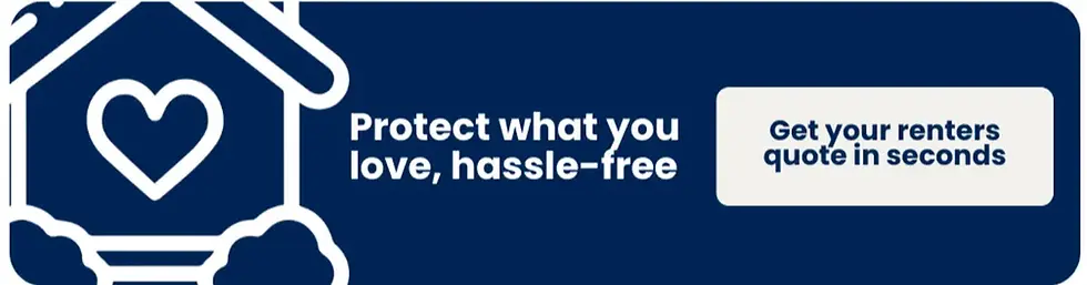 Renters insurance quote to protect belongings from water damage