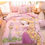 Thumbnail: Pink Princess Cotton Quilt Cover Set