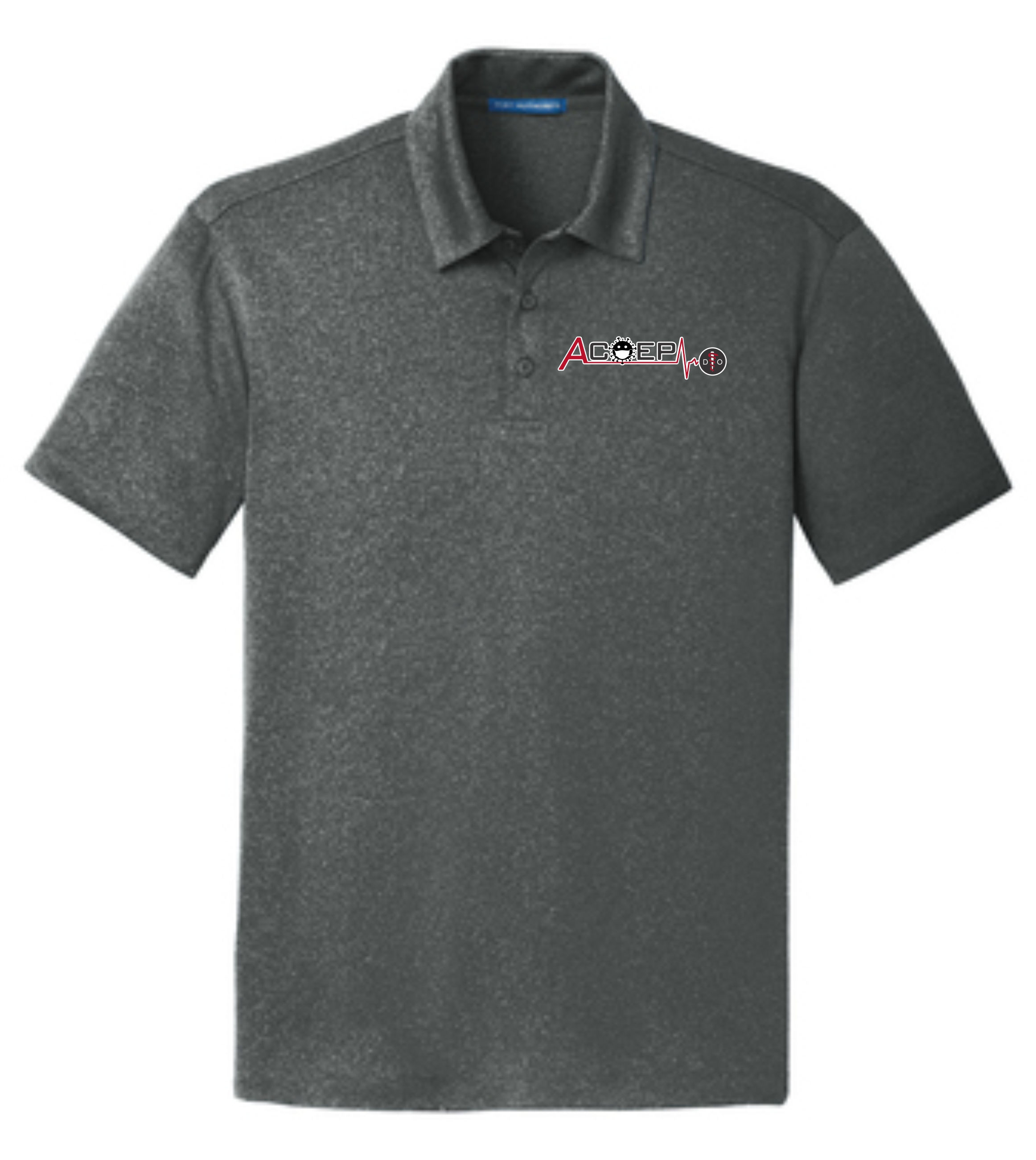 COVID / ACOEP Logo - Men's Trace Heather Polo
