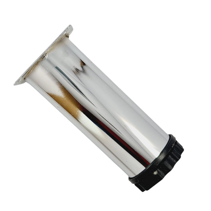 Metal ayak parlak krom 40 lık- 12 cm- 4 Adet