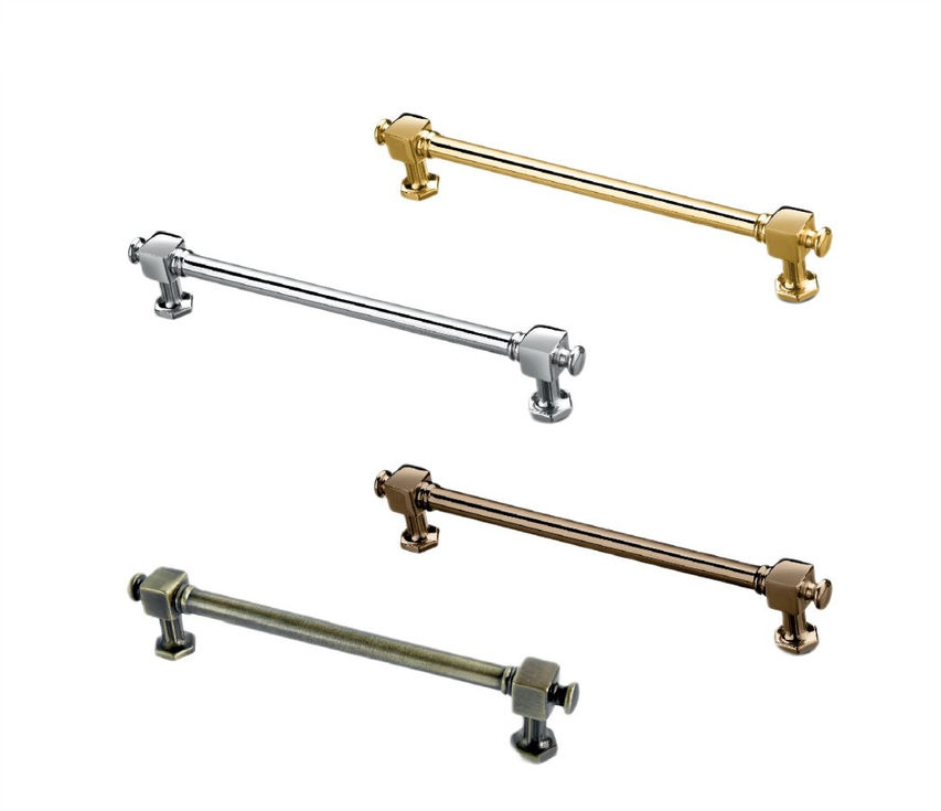 Kale Model Mat Füme 160 mm Metal Kulp – 5 Adet | Şık ve Dayanıklı Dolap & Çekmec