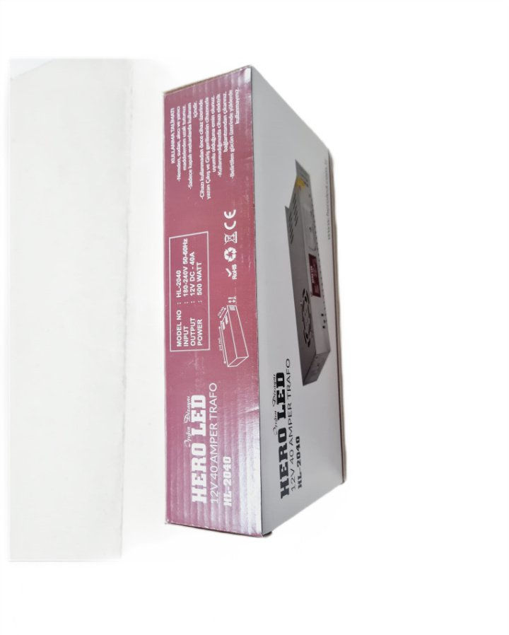 Миниатюра: LED ADAPTÖRÜ 500W 40A 12V Kalın Kasa 