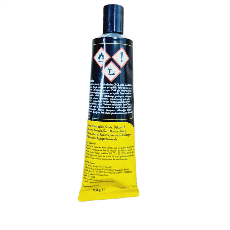 Pattex Kontakt Yapıştırıcı 50g | Deri, Kauçuk, Ahşap, Metal, Keçe ve Mantar Yüzeyler İçin Güçlü Yapıştırıcı
