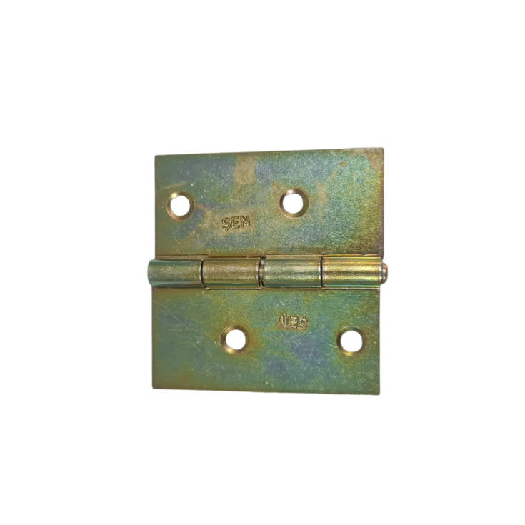 Yaprak Menteşe Çinko | 5,5 cm | Sarı Renk | 1,5x55x55 mm | 10 ADET